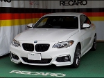 BMW F22 に RECARO(レカロ) TS-G GK BK/BL 装着