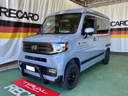 HONDA@N-VAN@JJ2i2024Nj@Ɂ@RECAROiJj@SR-C@BK100H@A/R@BK/u[@V[gq[^[t@