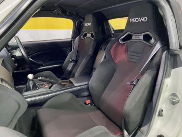 HONDA@S2000@AP2i2008Nj@Ɂ@RECAROiJj@SR-S@BK100H@BK/RED@V[gq[^[t@~E@