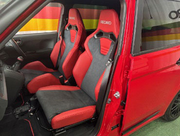 HONDA@N-ONE@JG3i2025Nj@Ɂ@RECAROiJj@SR-S@UT100H@RED@V[gq[^[t@~E@