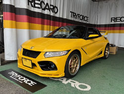 HONDA@S660@3BA-JW5i2015Nj@Ɂ@RECAROiJj@RS-G@GK@BK/RED@V[gq[^[t@~E@