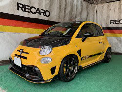 ABARTH595@Ɂ@RECAROiJj@TS-G@GK@BK/SIL@