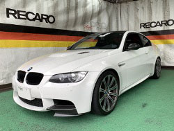 BMW@M3@E92@6MTi2009Nj@Ɂ@RECAROiJj@SR-7@GU100H@BK@V[gq[^[t@~E@