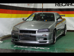 NISSAN@XJCC@ER34@Ɂ@RECAROiJj@SR-7@KK100@RED@