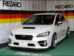 SUBARU@WRX@STI@VABi2015Nj@Ɂ@RECAROiJj@NXX|[cX^[@~ebhGfBV@BK/RED@~E@