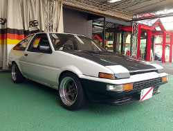 TOYOTA@Xv^[gm@AE86i1984Nj@Ɂ@RECAROiJj@SR-7@GK100@BK/RED@